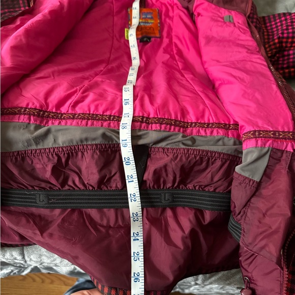 Burton Dry Ride Plaid Snowboard Ski Jacket Sm - Picture 10 of 10